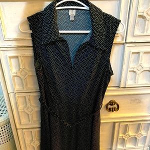 Polka dots sport chic dress from Tristan